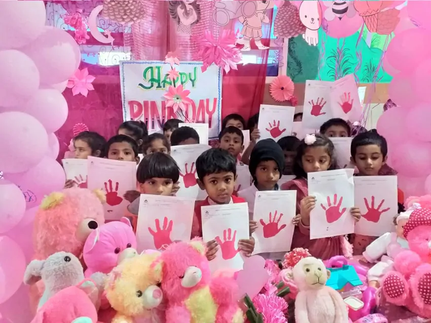 Pink Day celebration by Montessori 2022-23