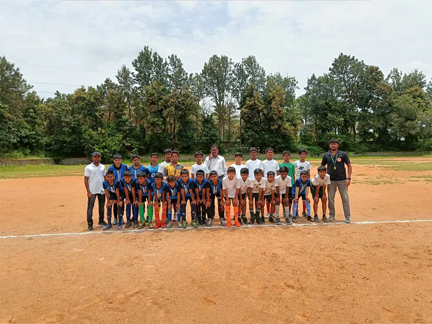 State Level Football competition held at Tumkur under 14